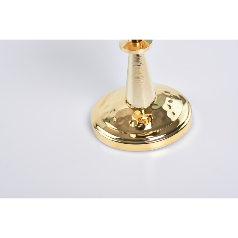 Calice decorato dorato cm. 14