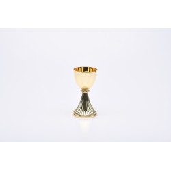 Calice S. Germano in ottone interamente dorato cm. 15,5