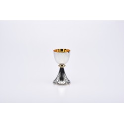 Calice S. Germano in ottone nichelato cm. 15,5