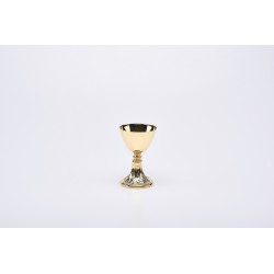 Calice S. Marco con base in fusione ottone dorato cm. 12