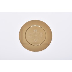 Patena IHS dorata  Ø cm. 15,5