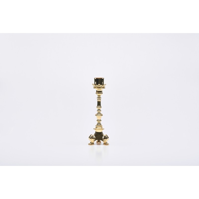 Candeliere Barocco dorato cm. 20