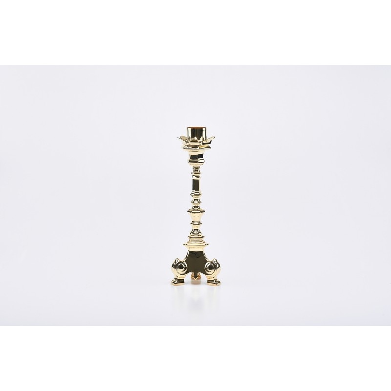 Candeliere Barocco dorato cm. 25