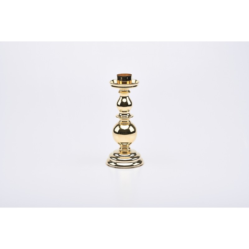 Candeliere Boccia dorato cm. 20