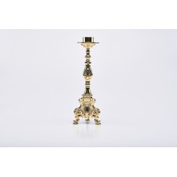 Candeliere Rococò dorato cm. 30