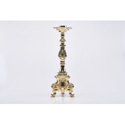 Candeliere Rococò dorato cm. 40