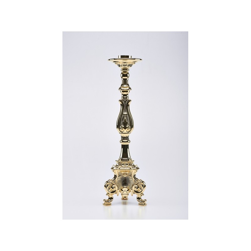 Candeliere Rococò dorato cm. 50