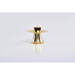 Candeliere semplice bossolo cm. 4