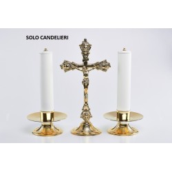 Coppia candelieri bossolo cm. 5