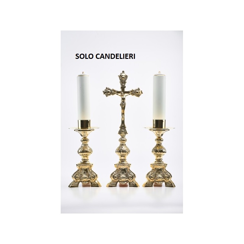 Coppia Candelieri completo cm. 31