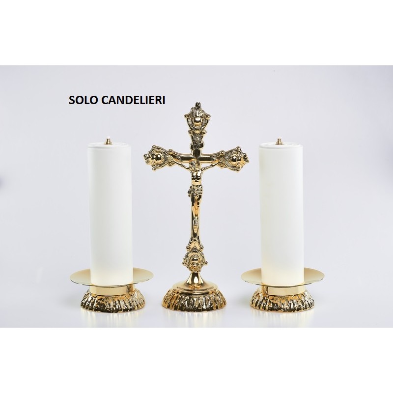 Coppia candelieri in fusione completi