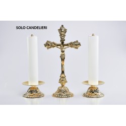 Coppia candelieri in fusione completi