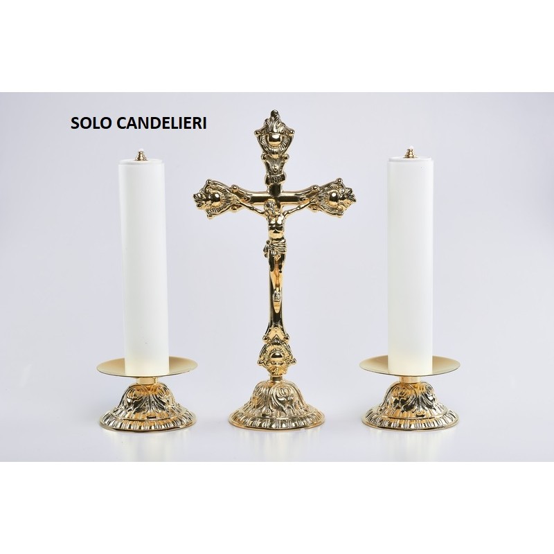 Coppia candelieri in fusione completi