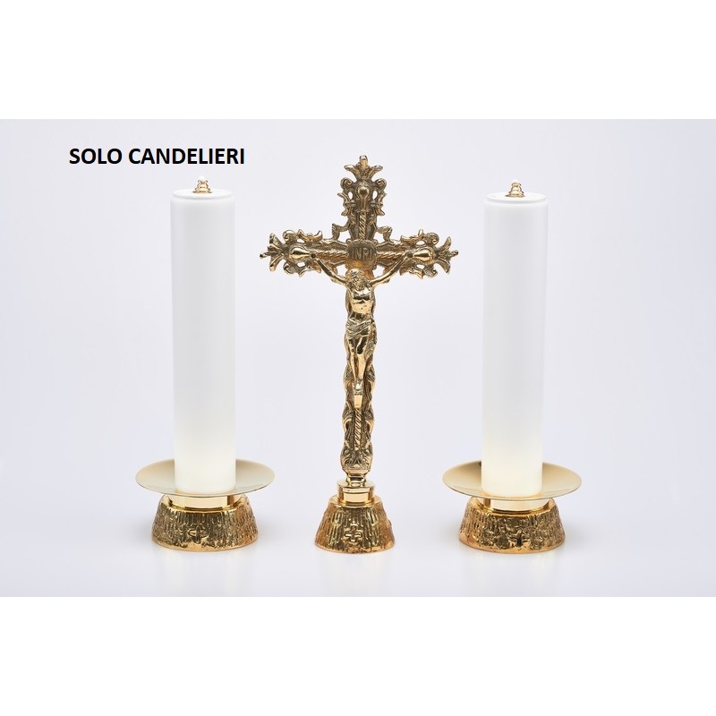 Coppia candelieri in fusione completi