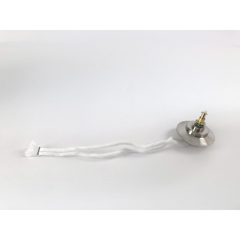 Gigler completo in metallo argentato ricambio per lampada A668