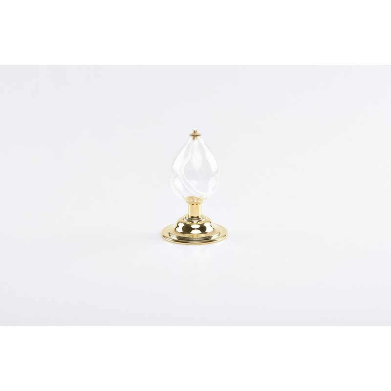 Lume a goccia su basetta metallo cm. 14