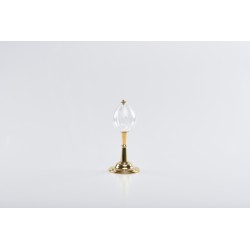 Lume a goccia su basetta stelo metallo cm. 22