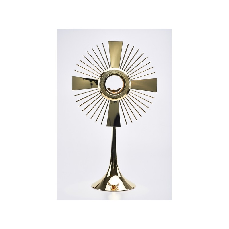 Ostensorio classico in ottone cm. 59