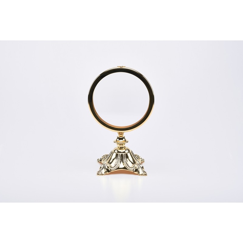 Teca dorata da esposizione cm. 27 Ø cm. 15