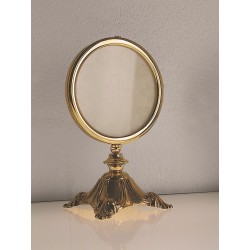 Teca dorata da esposizione cm. 27 Ø cm. 15