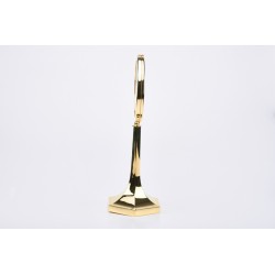 Teca dorata da esposizione Ostia Magna cm. 40 Ø cm. 15