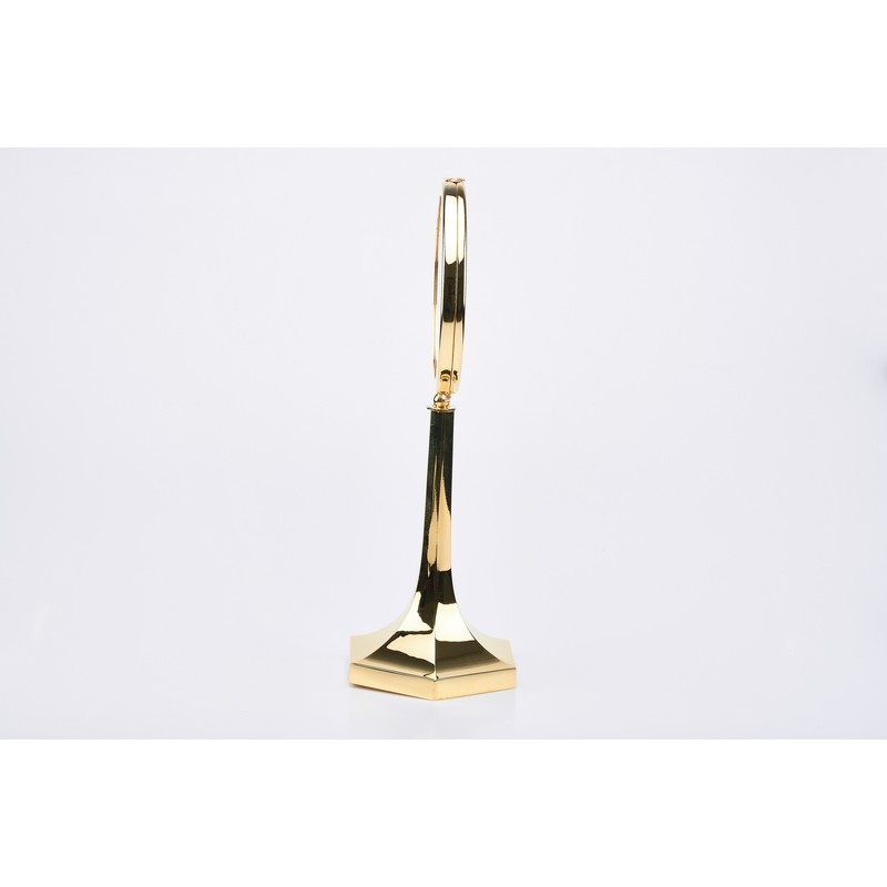 Teca dorata da esposizione Ostia Magna cm. 40 Ø cm. 15