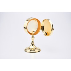 Scatola porta ostie con lunetta su base