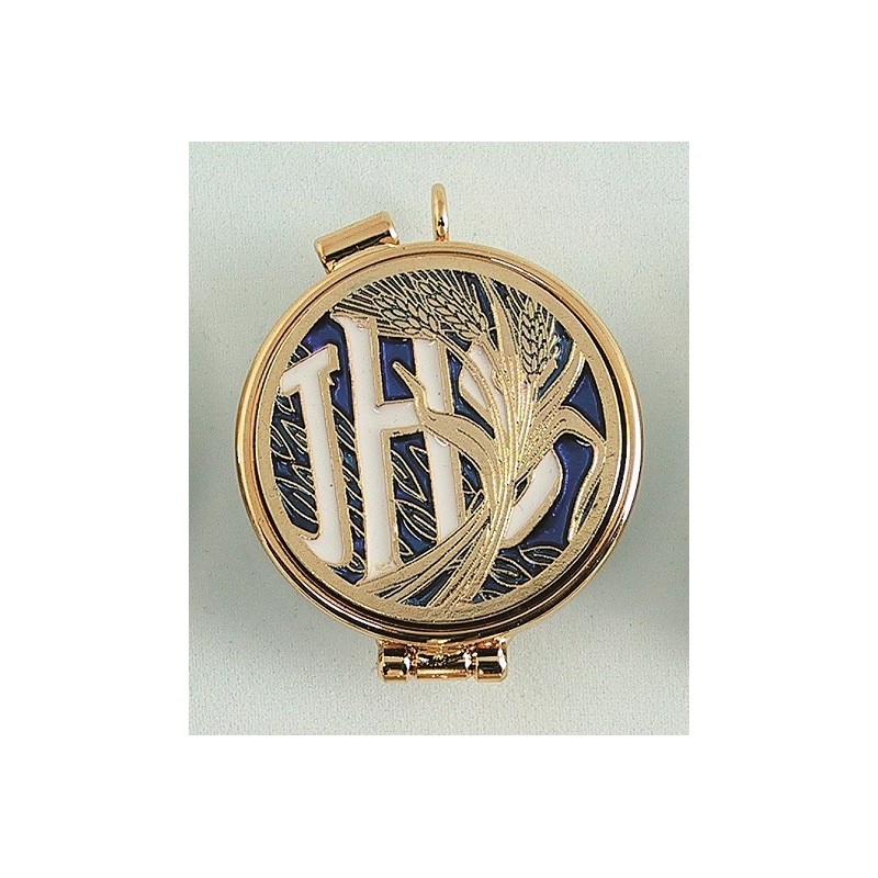 Teca mignon placca smalto IHS grano Ø cm. 4