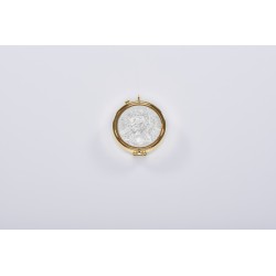 Teca placca peltro Ecce Homo