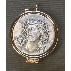 Teca placca peltro Ecce Homo