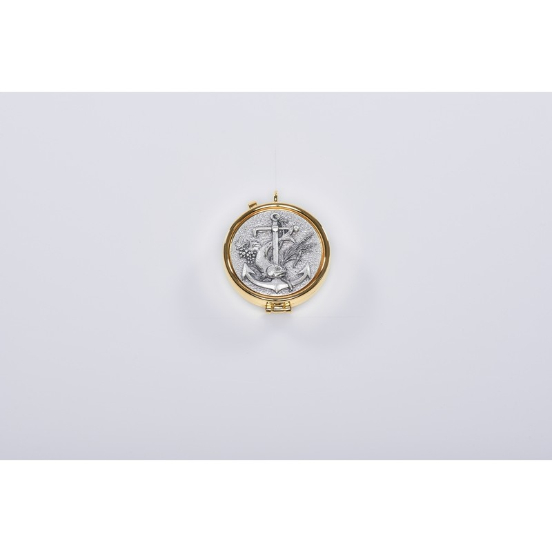 Teca placca peltro Pesce