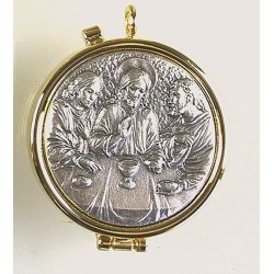 Teca placca peltro Ultima Cena