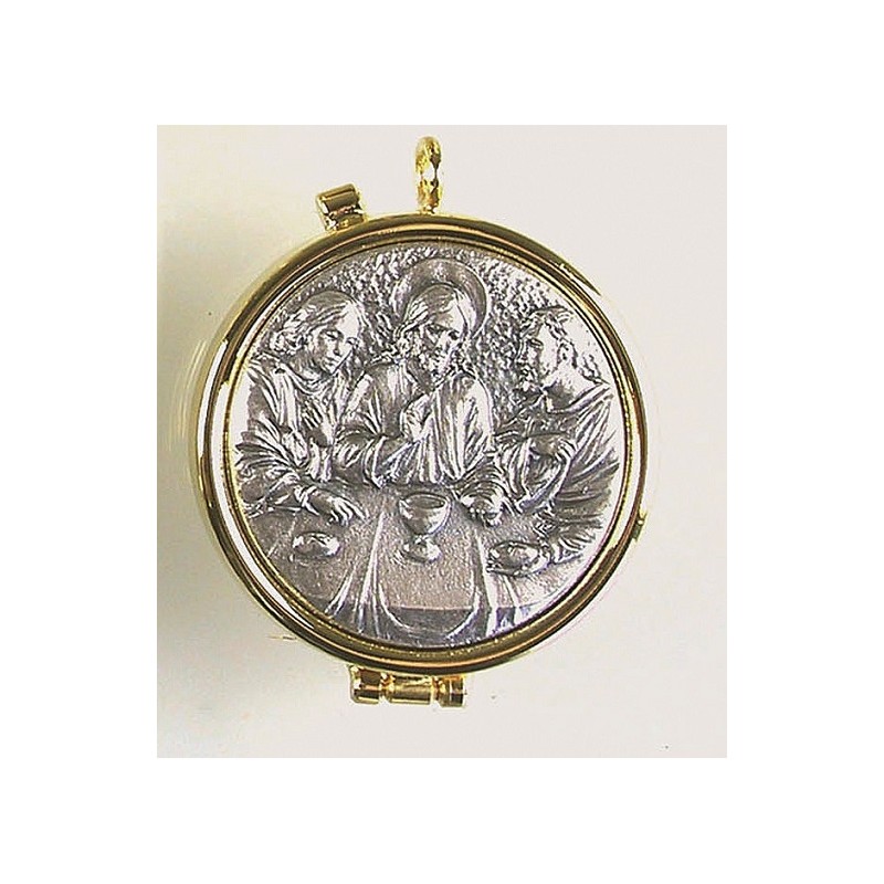 Teca placca peltro Ultima Cena