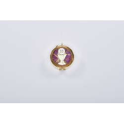 Teca placca smalto Calice Pax Ø cm. 5,4