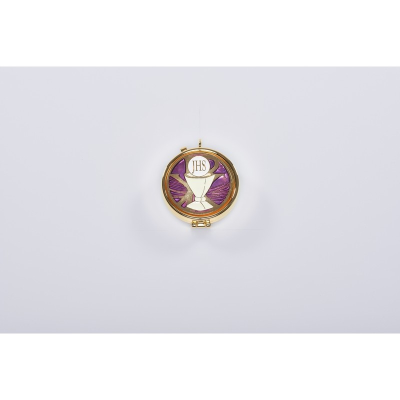 Teca placca smalto Calice Pax Ø cm. 5,4