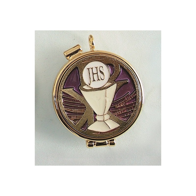 Teca placca smalto Calice Pax Ø cm. 5,4