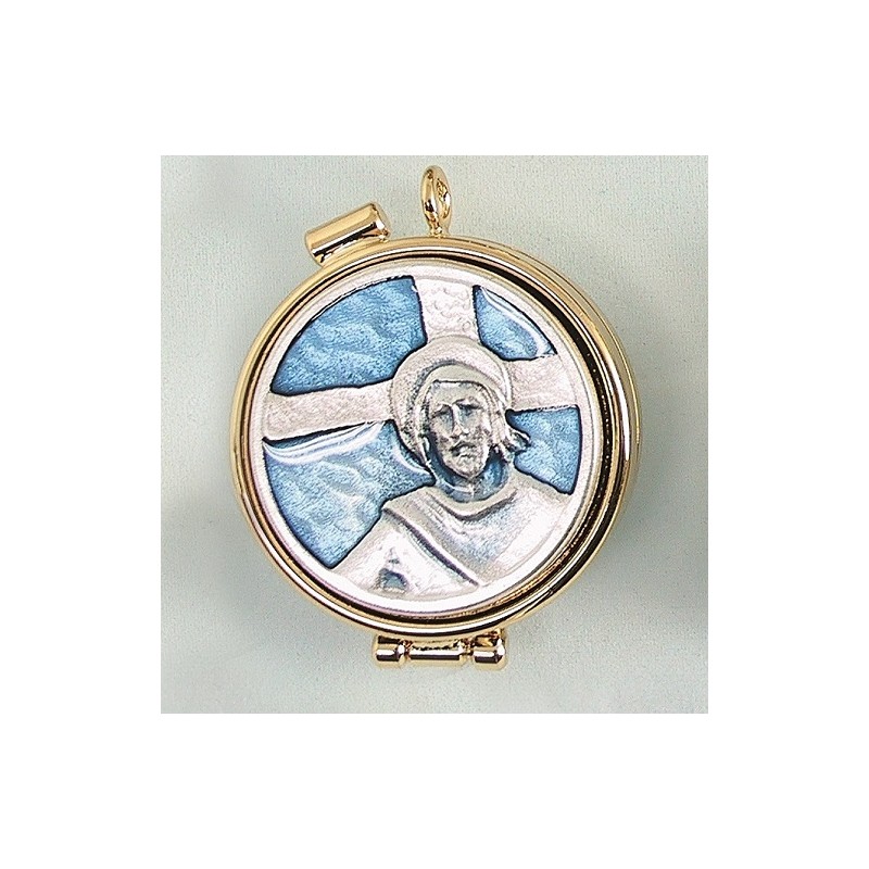 Teca placca smalto Ecce Homo Ø cm. 5,4