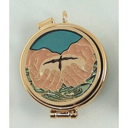 Teca placca smalto Pane Mani Ø cm. 5,4