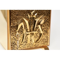 Tabernacolo in fusione con simbolo "IHS"