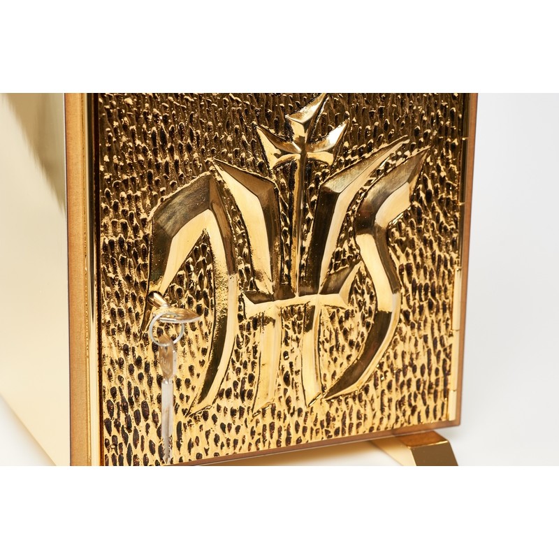 Tabernacolo in fusione con simbolo "IHS"