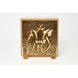 Tabernacolo in fusione con simbolo "IHS"