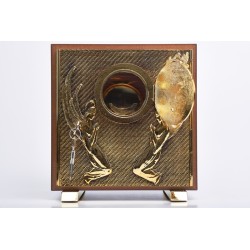 Tabernacolo Esposizione in fusione con simbolo "Sacro Cuore"