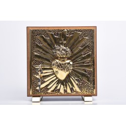 Tabernacolo in fusione con simbolo "Sacro Cuore"