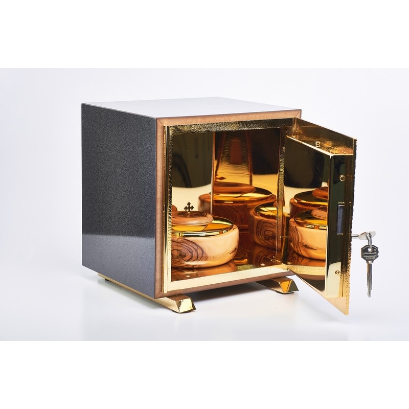 Tabernacolo in fusione con simbolo "Sacro Cuore"