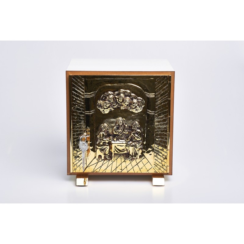 Tabernacolo in fusione con simbolo "Ultima Cena"