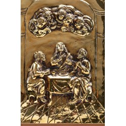 Tabernacolo in fusione con simbolo "Ultima Cena"