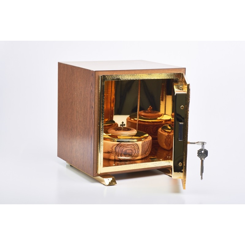 Tabernacolo in fusione con simbolo "Ultima Cena"