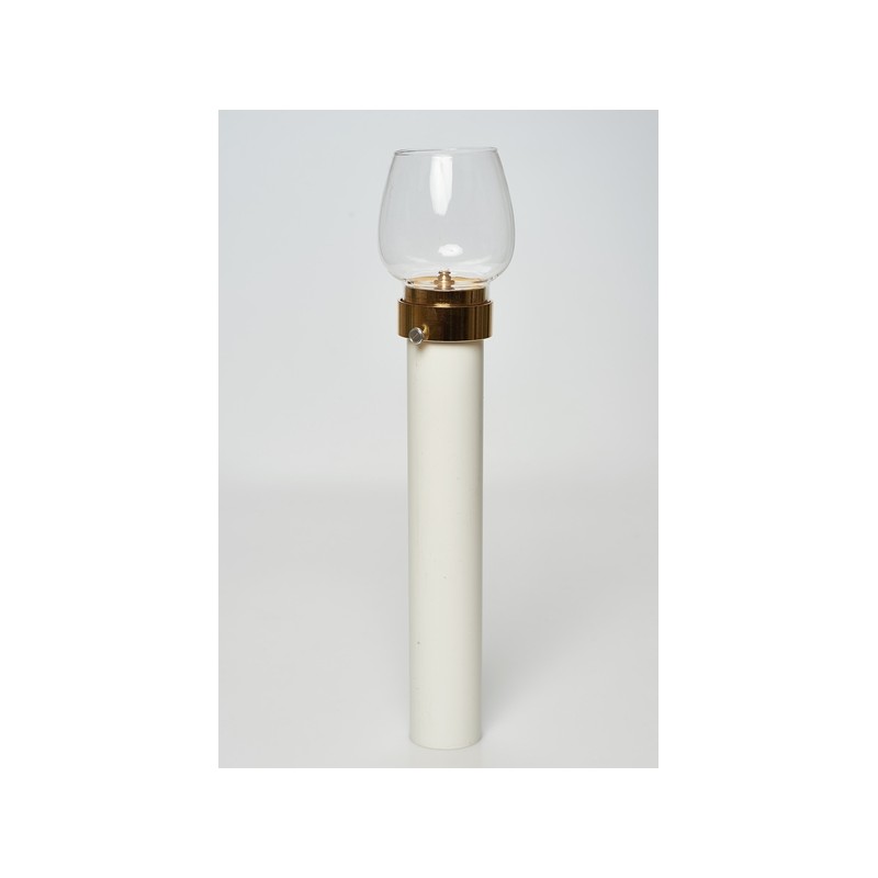 Torcia con antivento oro cm. 100