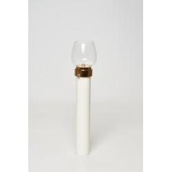 Torcia con antivento oro cm. 100