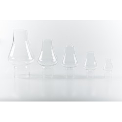 Vetro antivento per finta candela Ø cm. 8